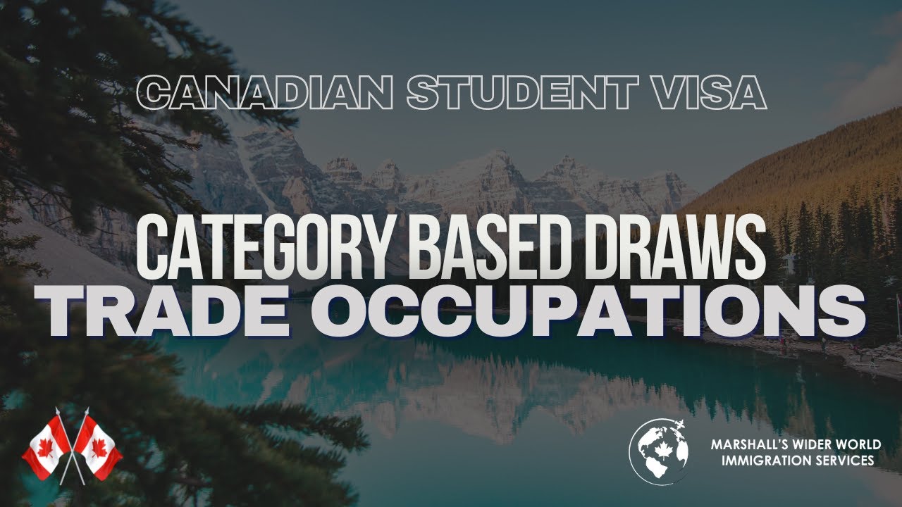 Category Based Draw - Trade Occupations