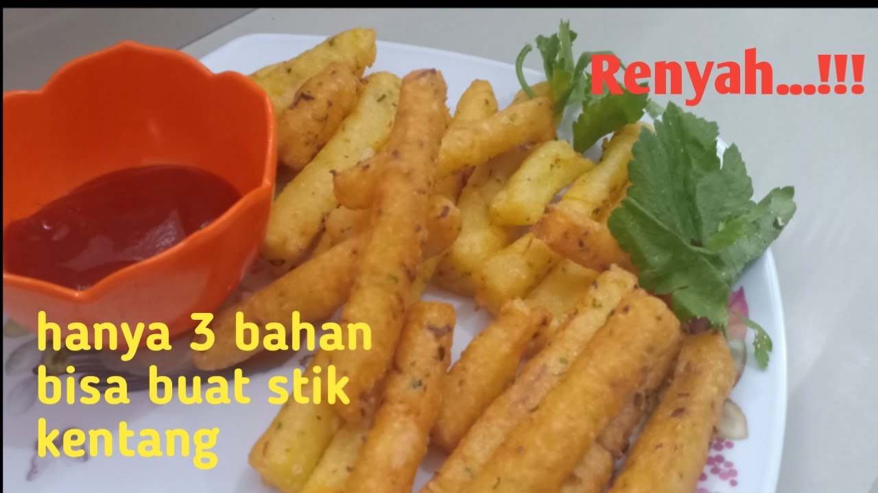 Stik kentang keju renyah dan lezat