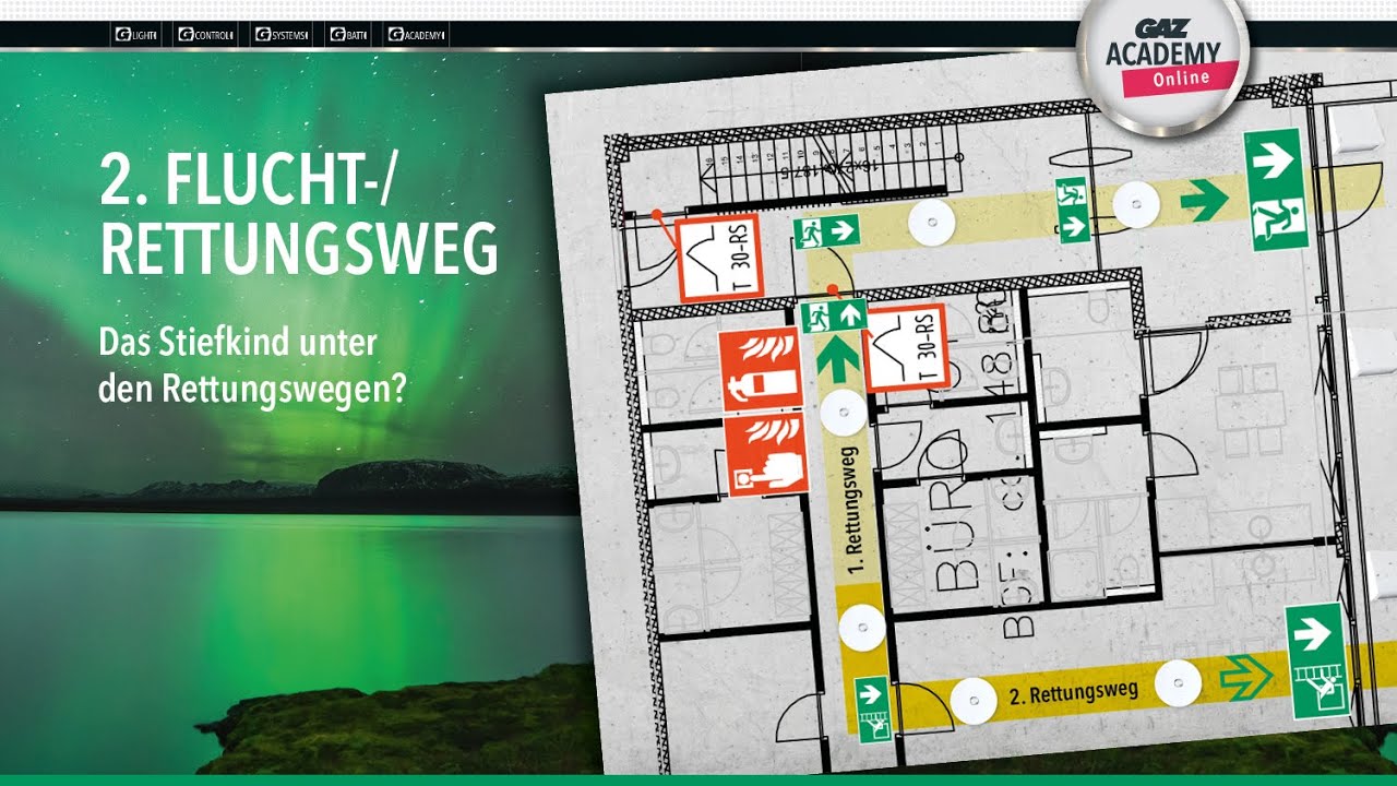 GAZ-ACADEMY: 2. Flucht- und Rettungsweg