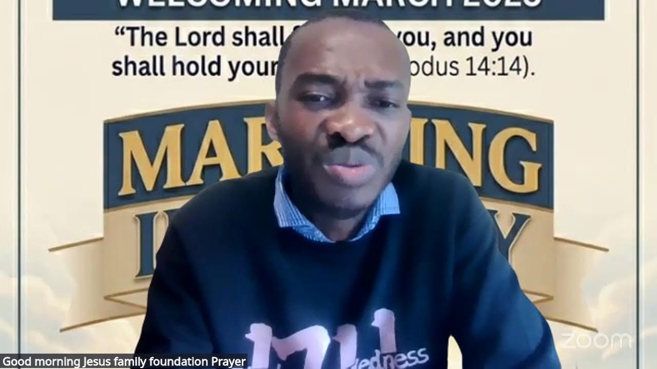 Good morning Jesus family foundation Prayer's Personal Meeting Room