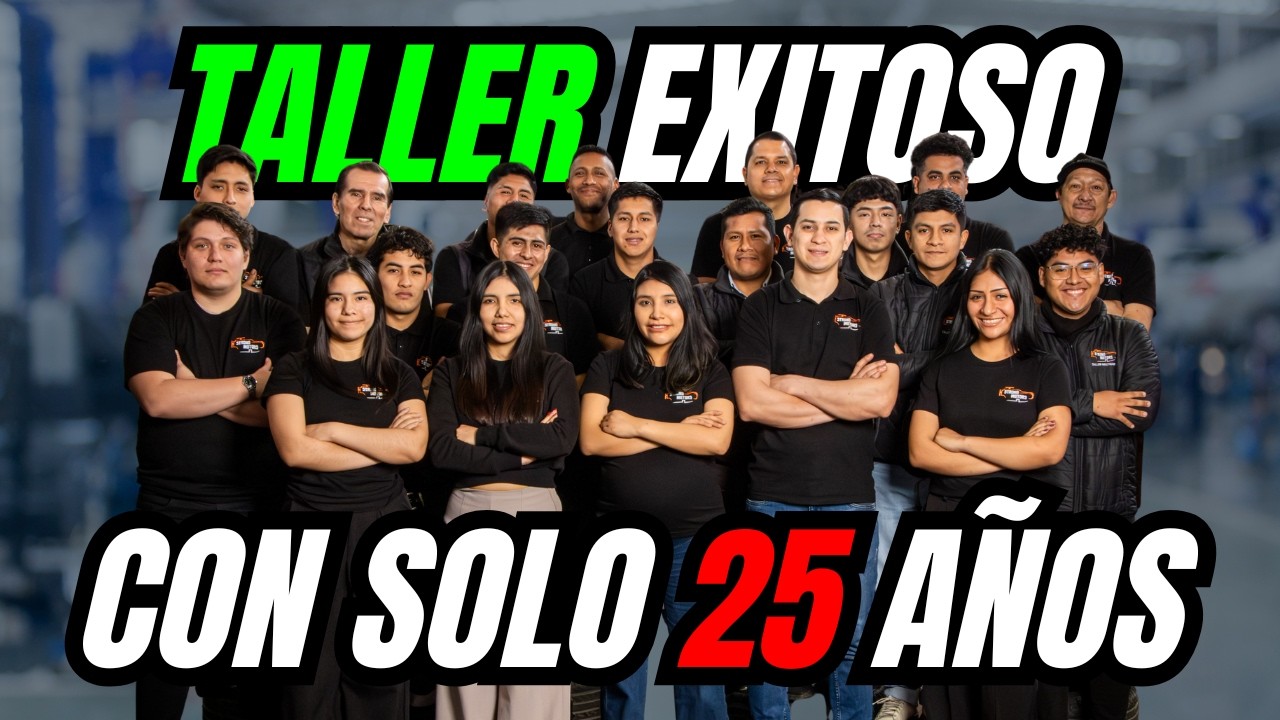 TALLER Mecanico EXITOSO 💥 Con solo 25 AÑOS