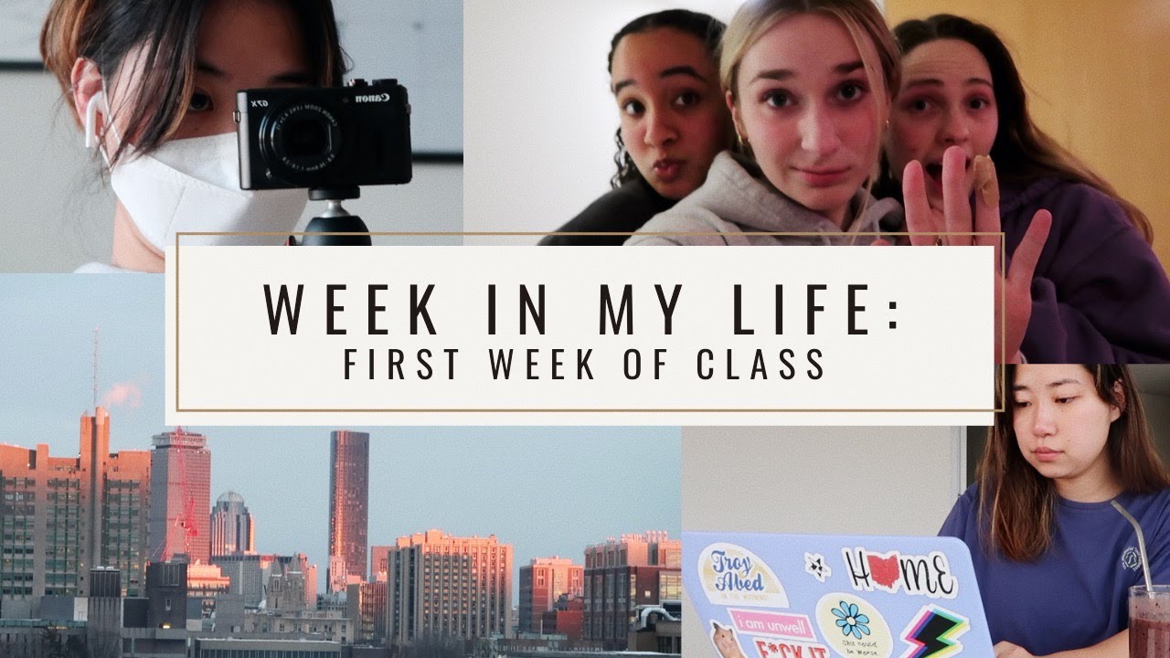week in my life | first week of second semester at bu