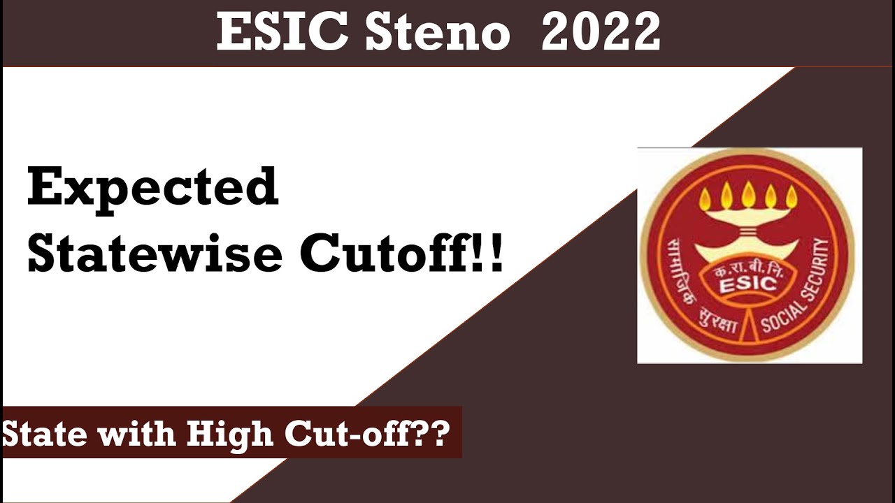ESIC Steno Written Cut-off | ESIC Steno Written Result | ESIC Steno Skill Test Date #esic_2022 #esic