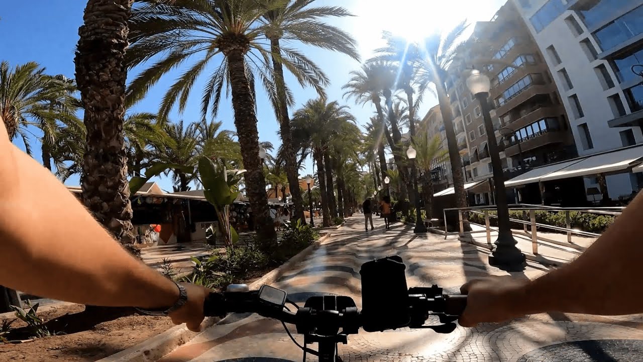 4K | CYCLING THROUGH THE STREETS OF ALICANTE | 2024 | CITY TOUR