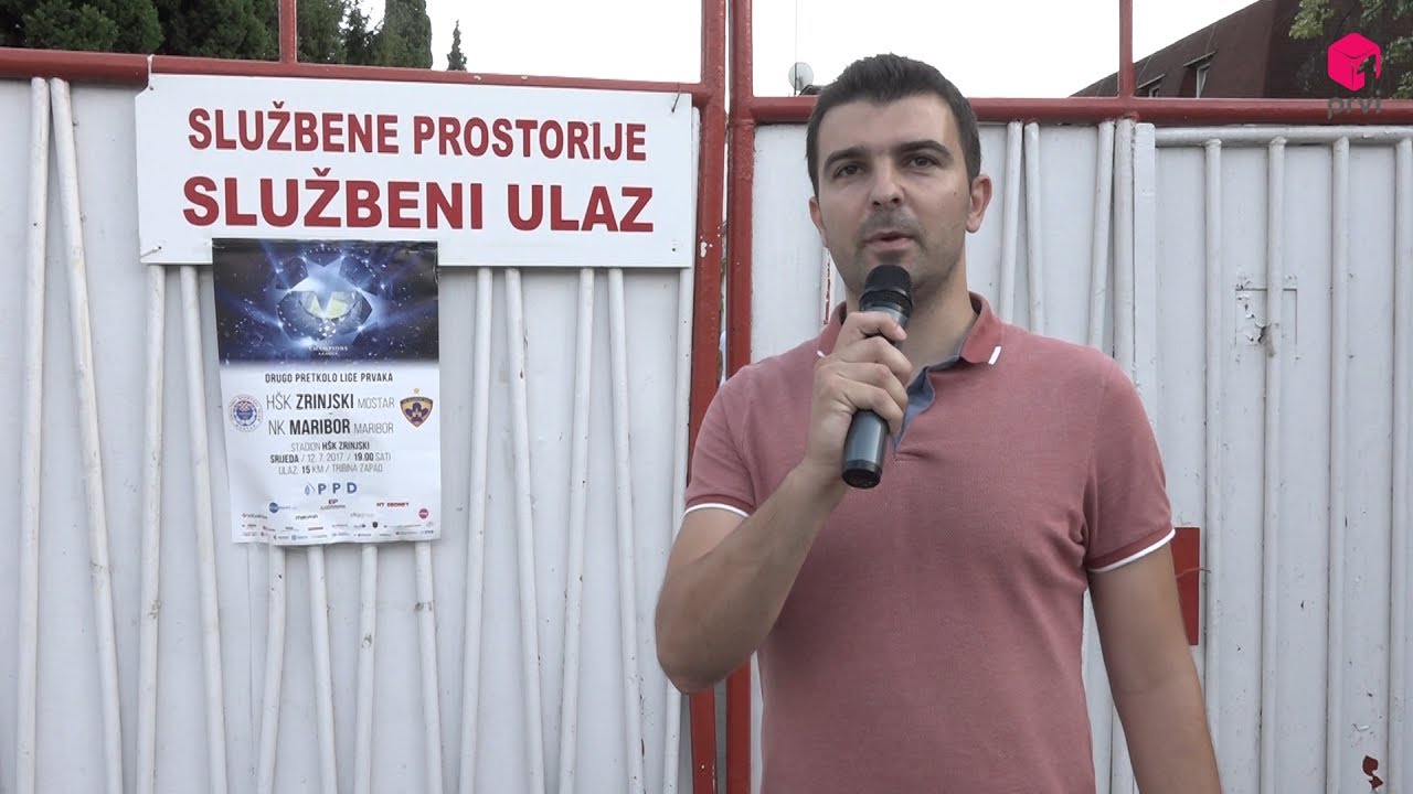 PRVI TV// &Scaron;to kažu Mostarci o utakmici Zrinjski -  Maribor?