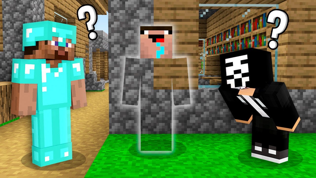 HIDE AND SEEK CHALLENGE! Minecraft NOOB vs PRO vs HACKER vs GOD! 100% TROLLING SECRET TRAP BLOCK