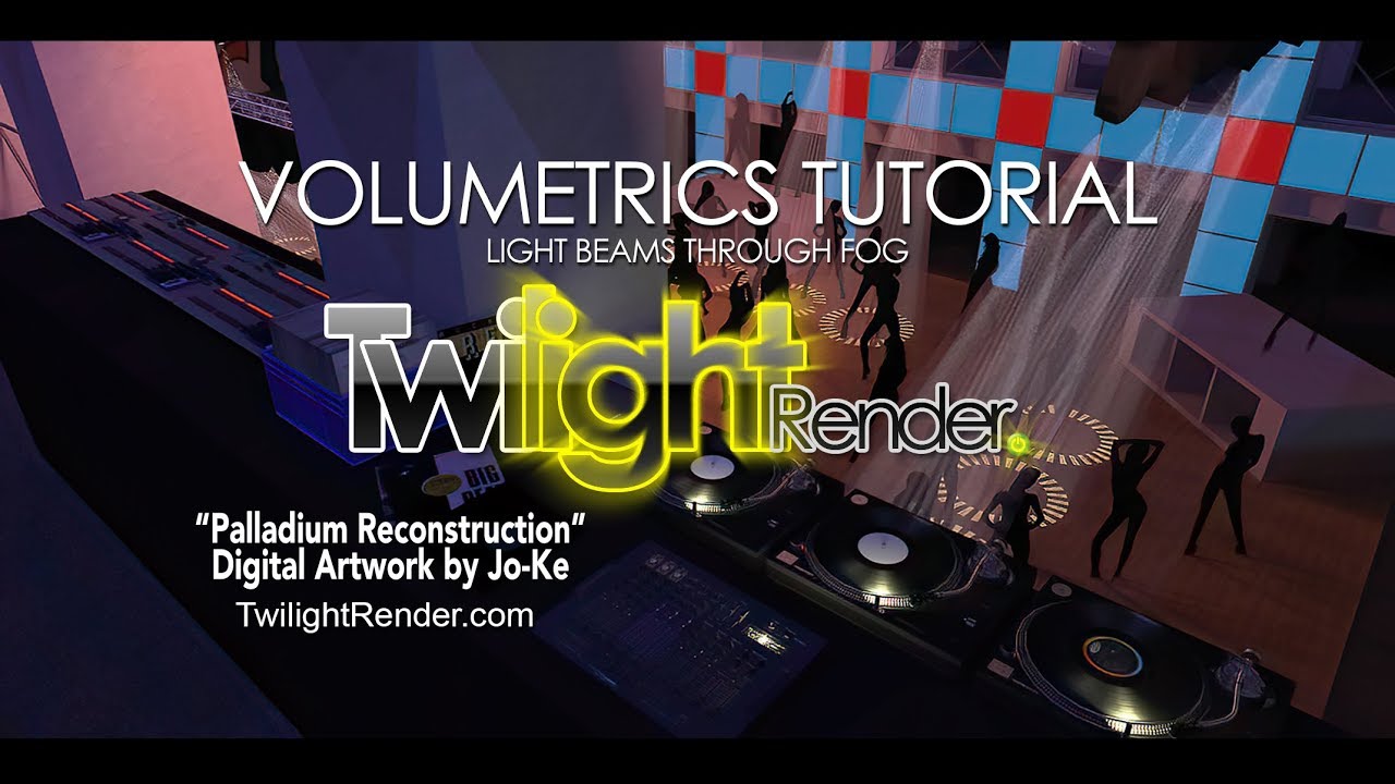 Volumetric Lighting Tutorial Twilight Render SketchUp