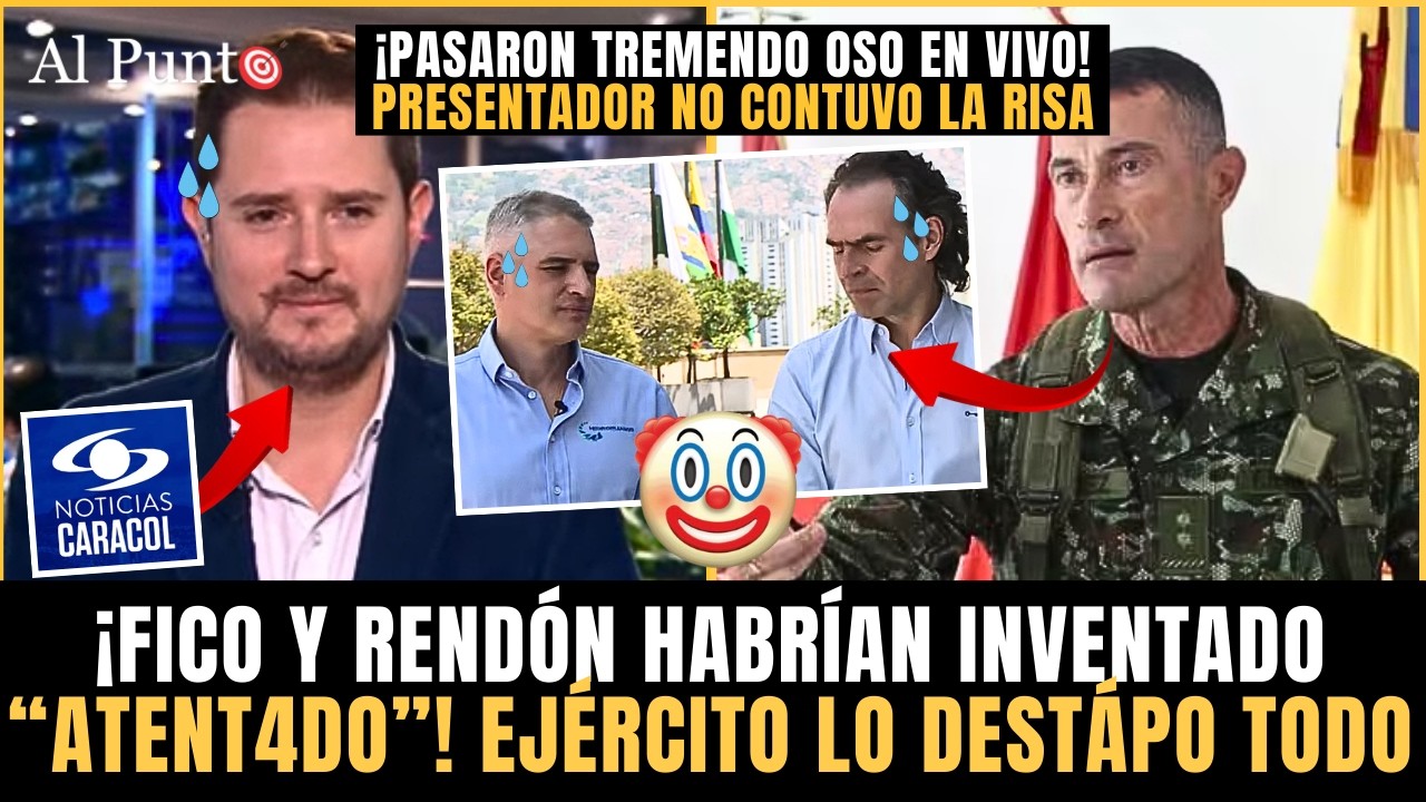 ¡Se les CAYÓ EL SHOW! Comandante DESTAPÓ FARSA de Fico y Rendón ¡Habrían INVENTADO ATENT4DO!