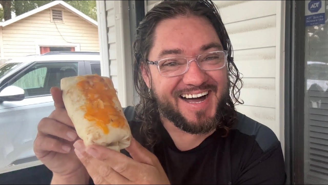 Delicious breakfast burrito. It doesn’t get any better than this. Let’s eat. ￼
