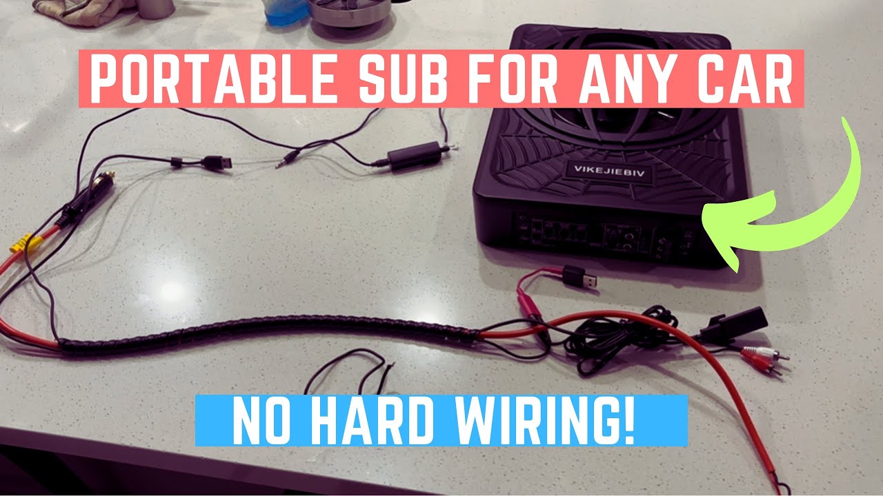 EASY Portable Subwoofer Setup for Any Car | No Custom Install Needed