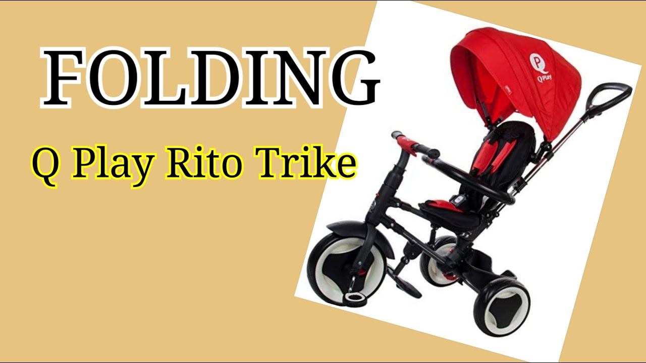 Q Play Rito Foldable Stroller/Trike | How to Fold