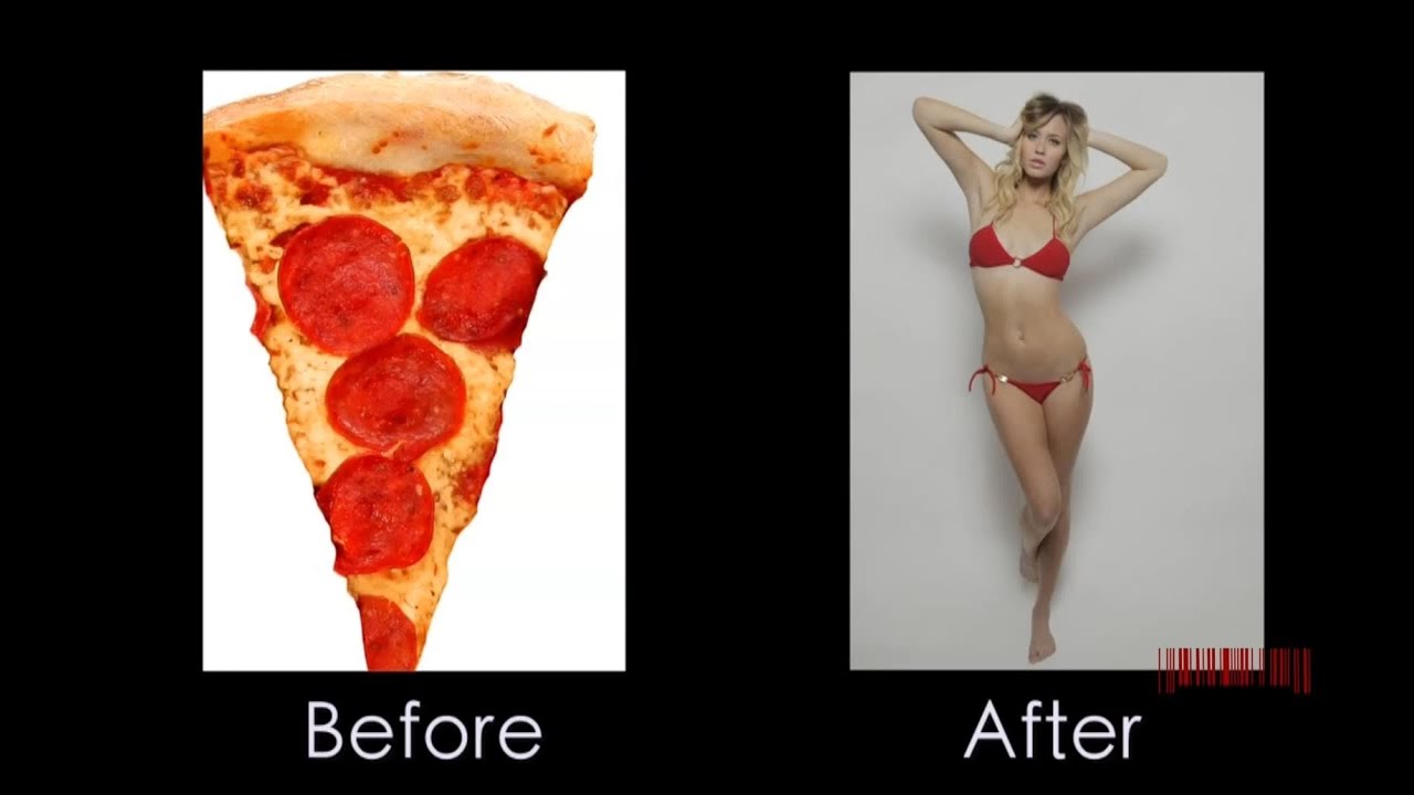 Photoshop Turns Pizza Into Woman