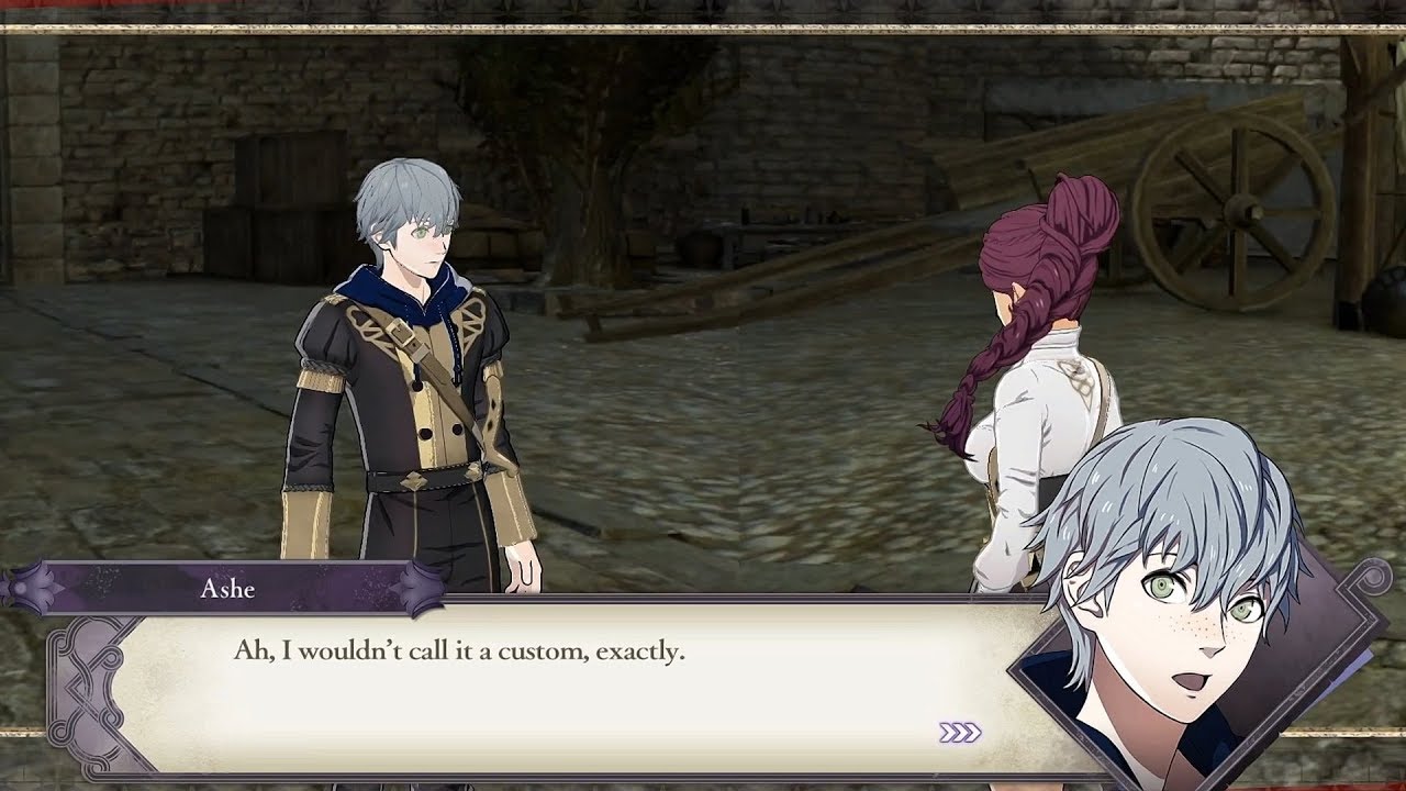 Petra & Ashe Support Conversations  - Fire Emblem: Three Houses [Switch]