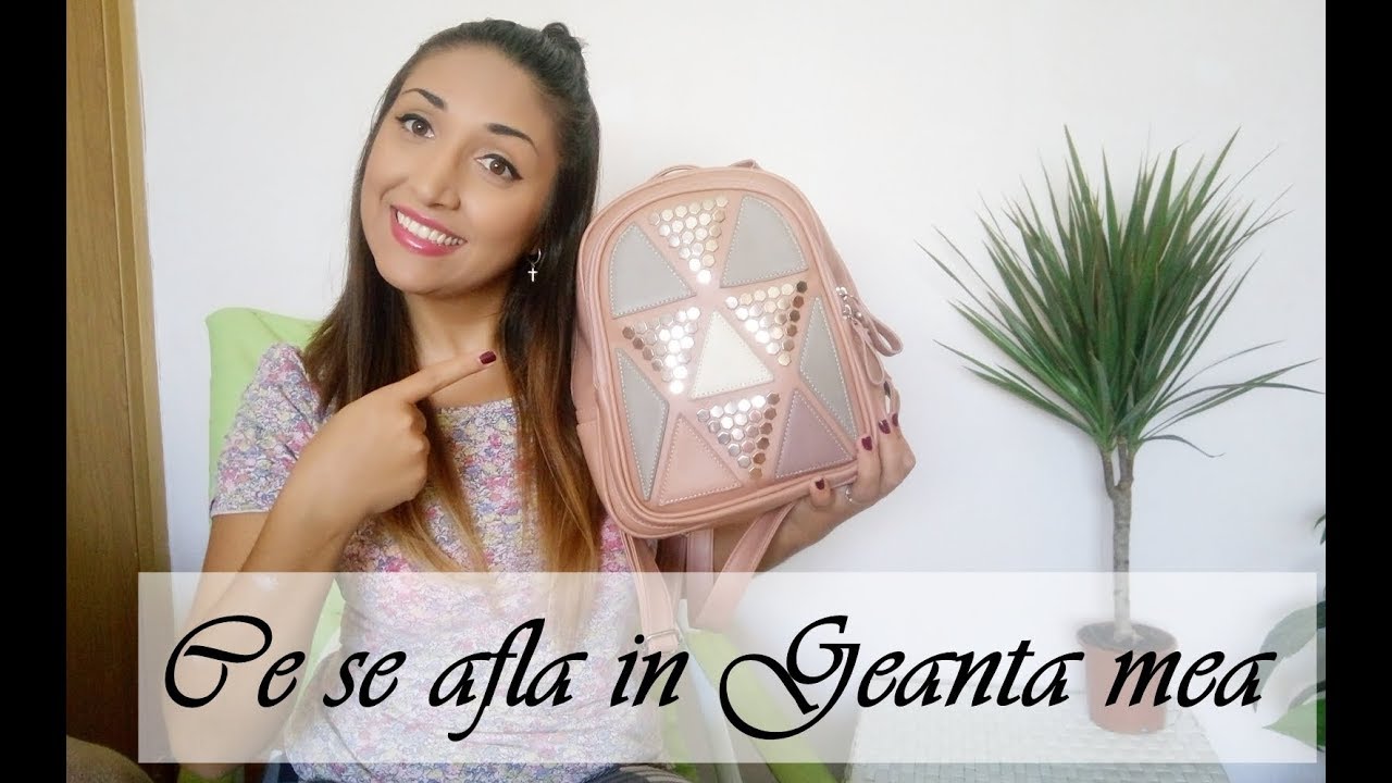 Ce se afla in geanta mea # ghiozdancubanana