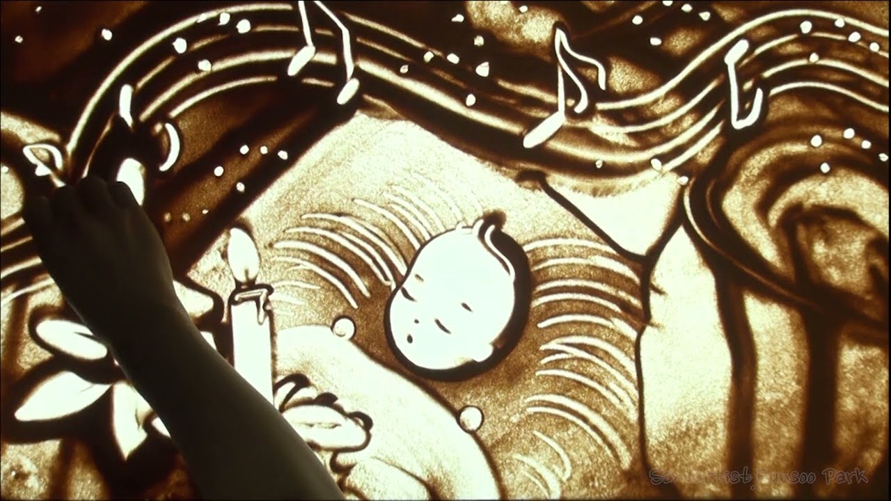 크리스마스(성탄절)샌드아트 영상_sand art