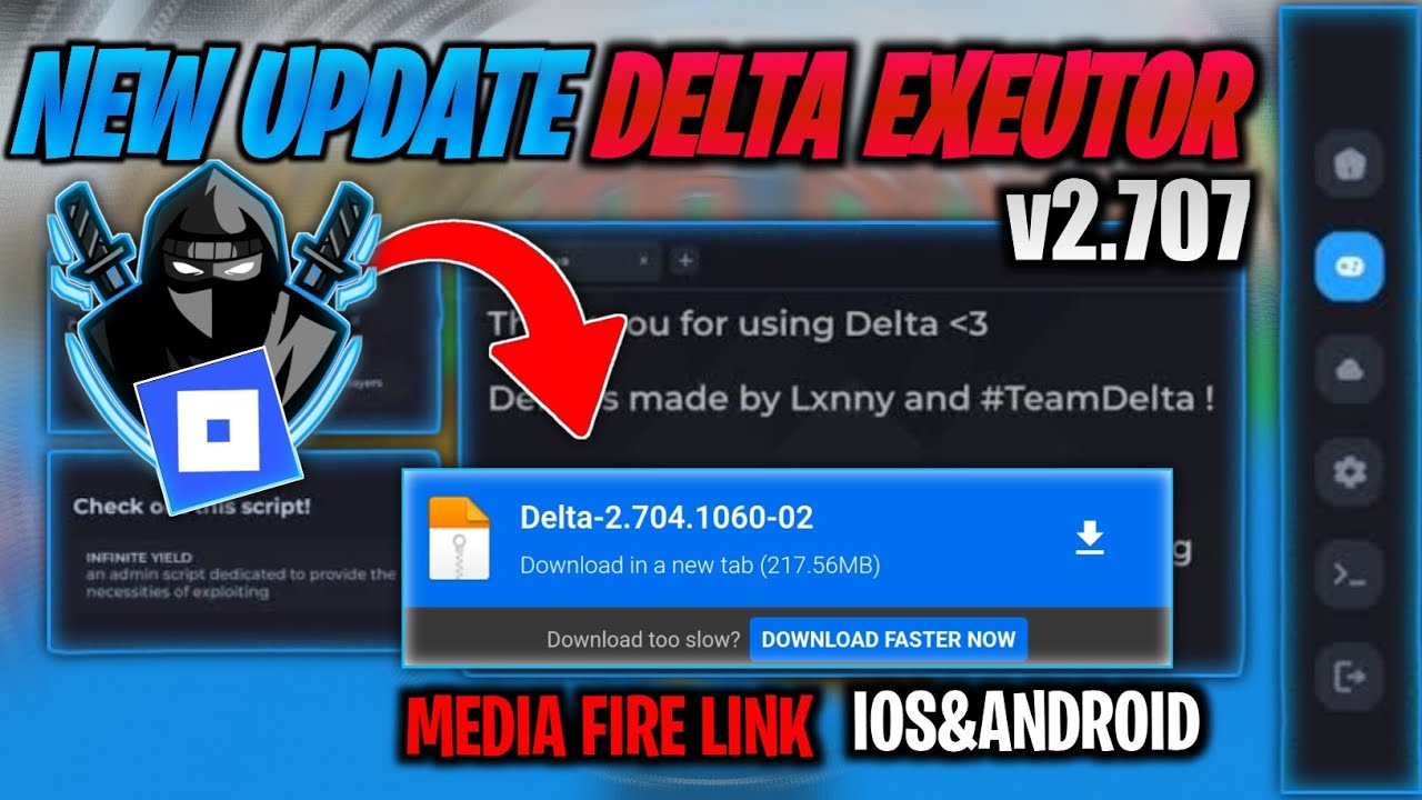 Новое обновление Delta Executor Mobile v2.707 🔥 (Android и iOS) | Прямая ссылка для скачивания на...
