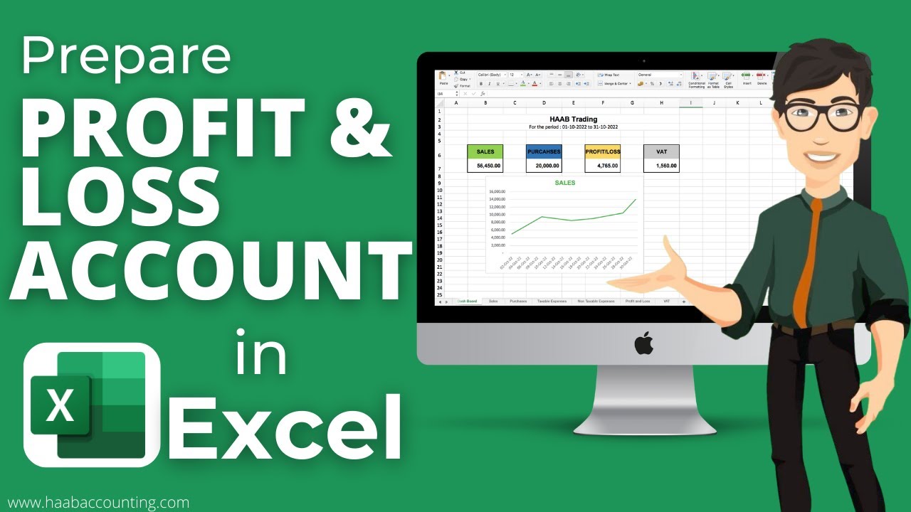 How to prepare Dynamic Profit & Loss in Excel Sheet?