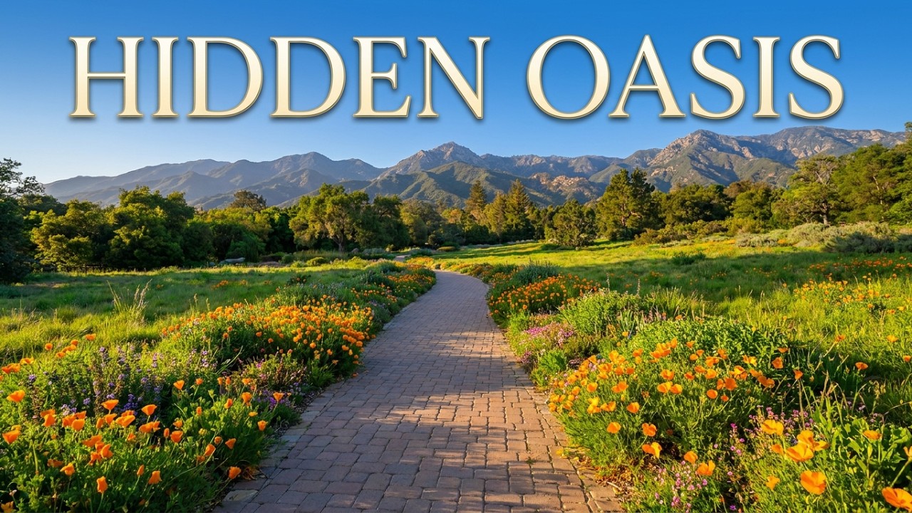Santa Barbara Botanic Garden Walking Tour 4K | Peaceful Nature Walk