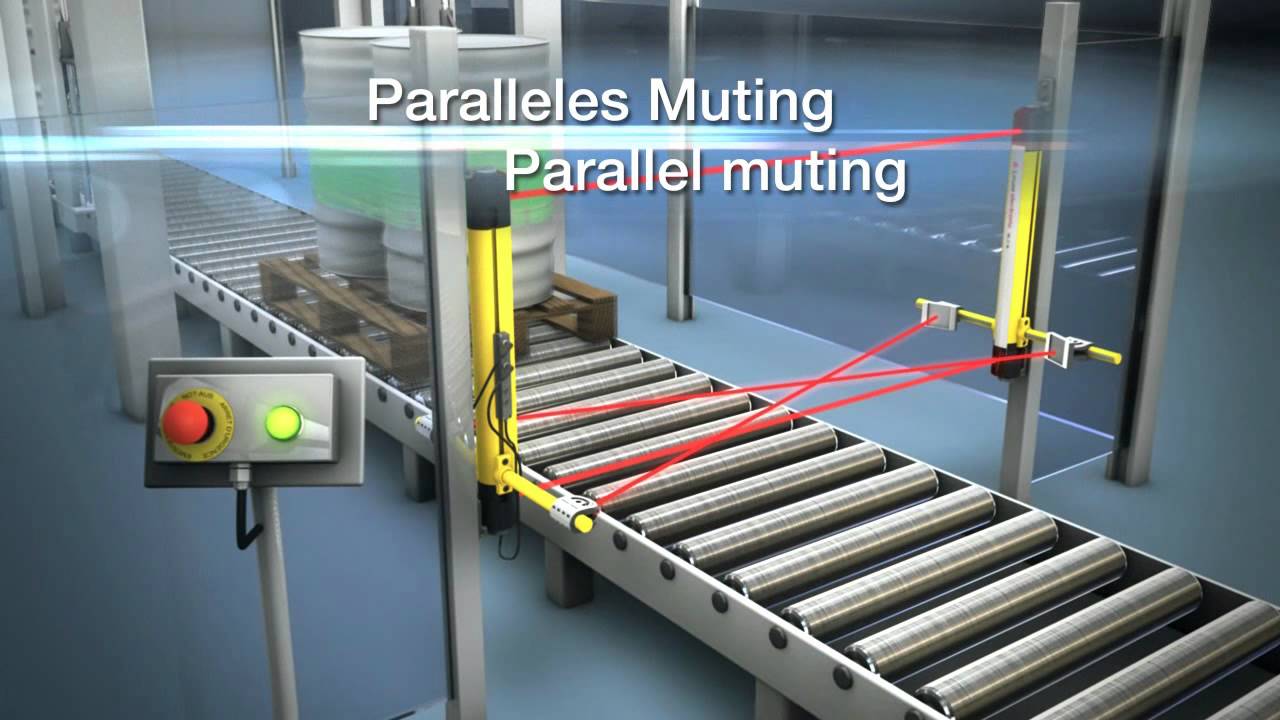 Accesorio muting para dispositivos ópticos de seguridad multihaz