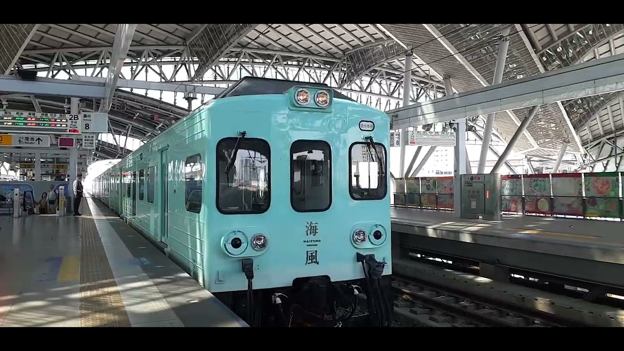 6629次海風號台中進站