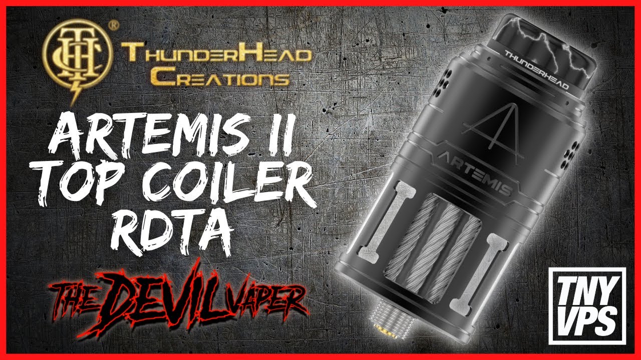 THUNDERHEAD CREATIONS Artemis II Top Coiler RDTA Review & Build!