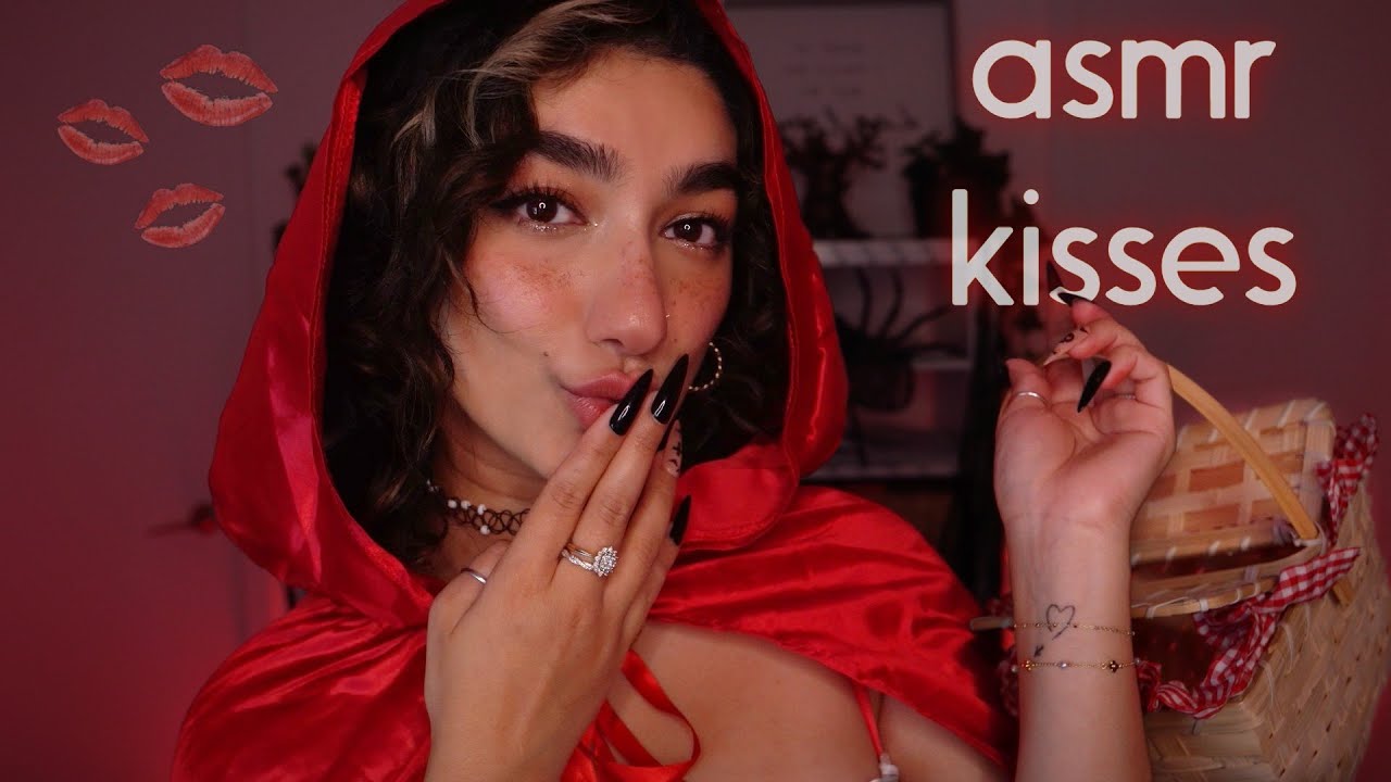 ASMR • Giving You a Basket Full of Kisses 💋(lens smooches)