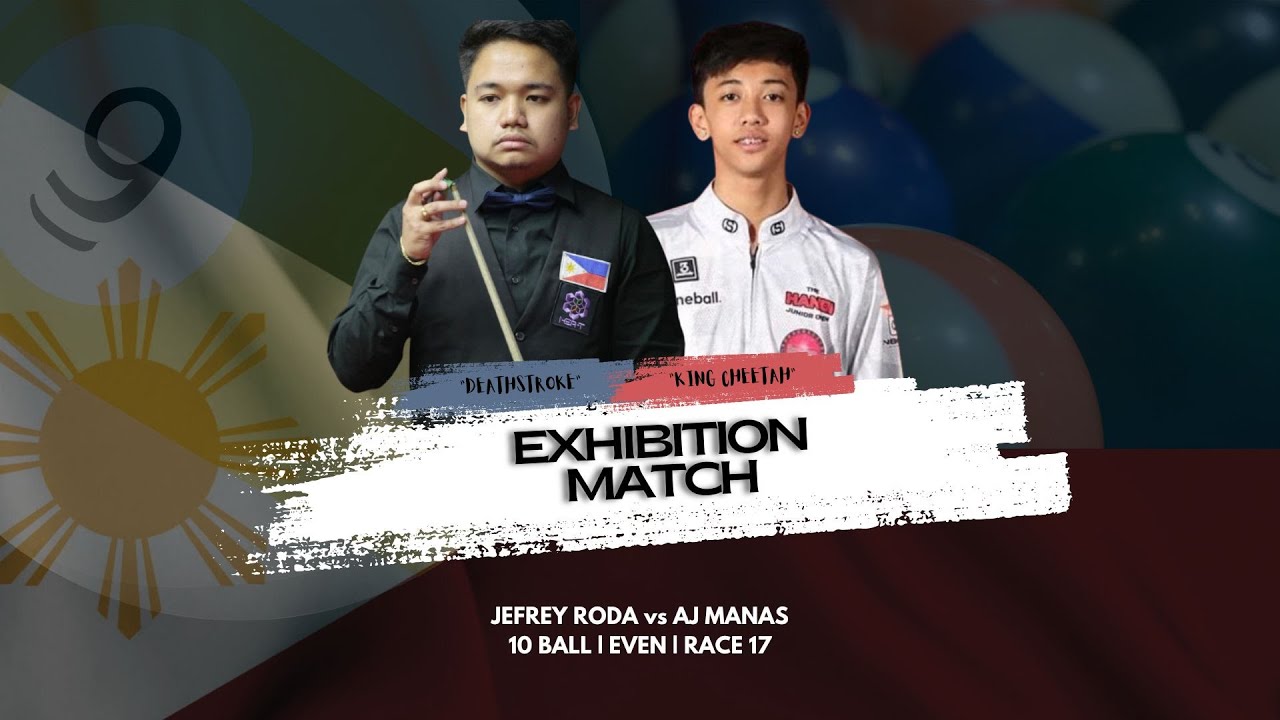 JEFREY RODA vs AJ MANAS | 10 BALL | EVEN | RACE 17