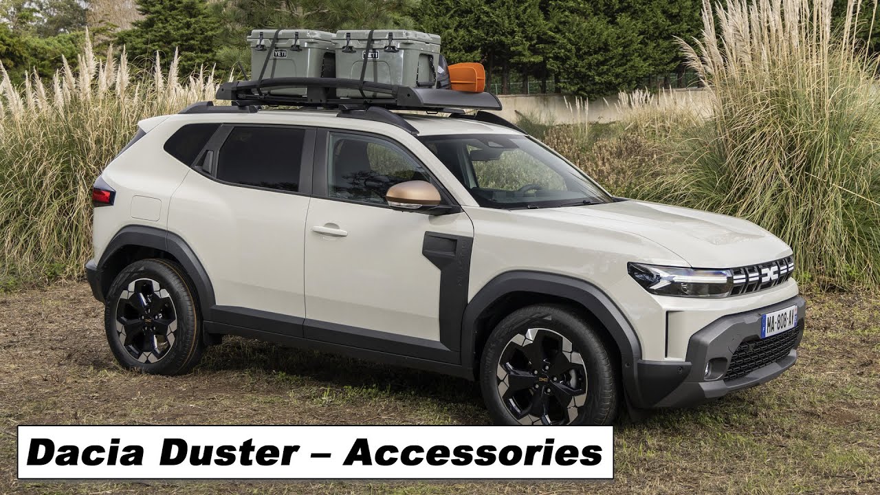 All-New 2024 Dacia Duster – Exterior and Interior Accessories