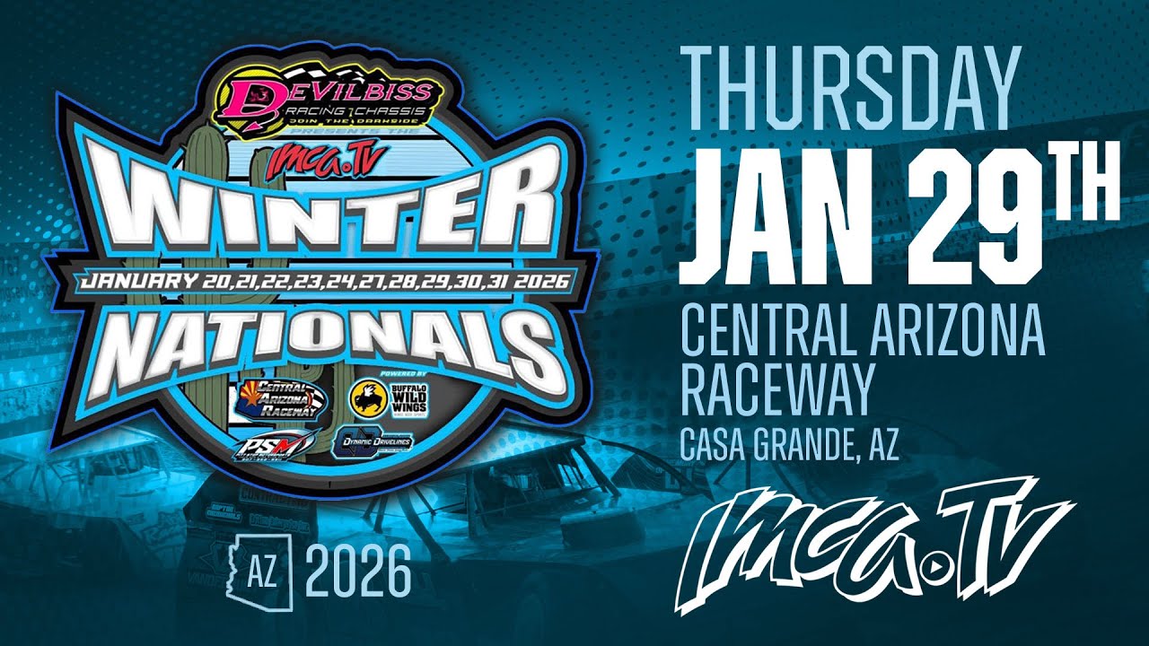 www.imca.tv | LIVE LOOK-IN | Central Arizona Raceway | Casa Grande, AZ | January 29th 2026