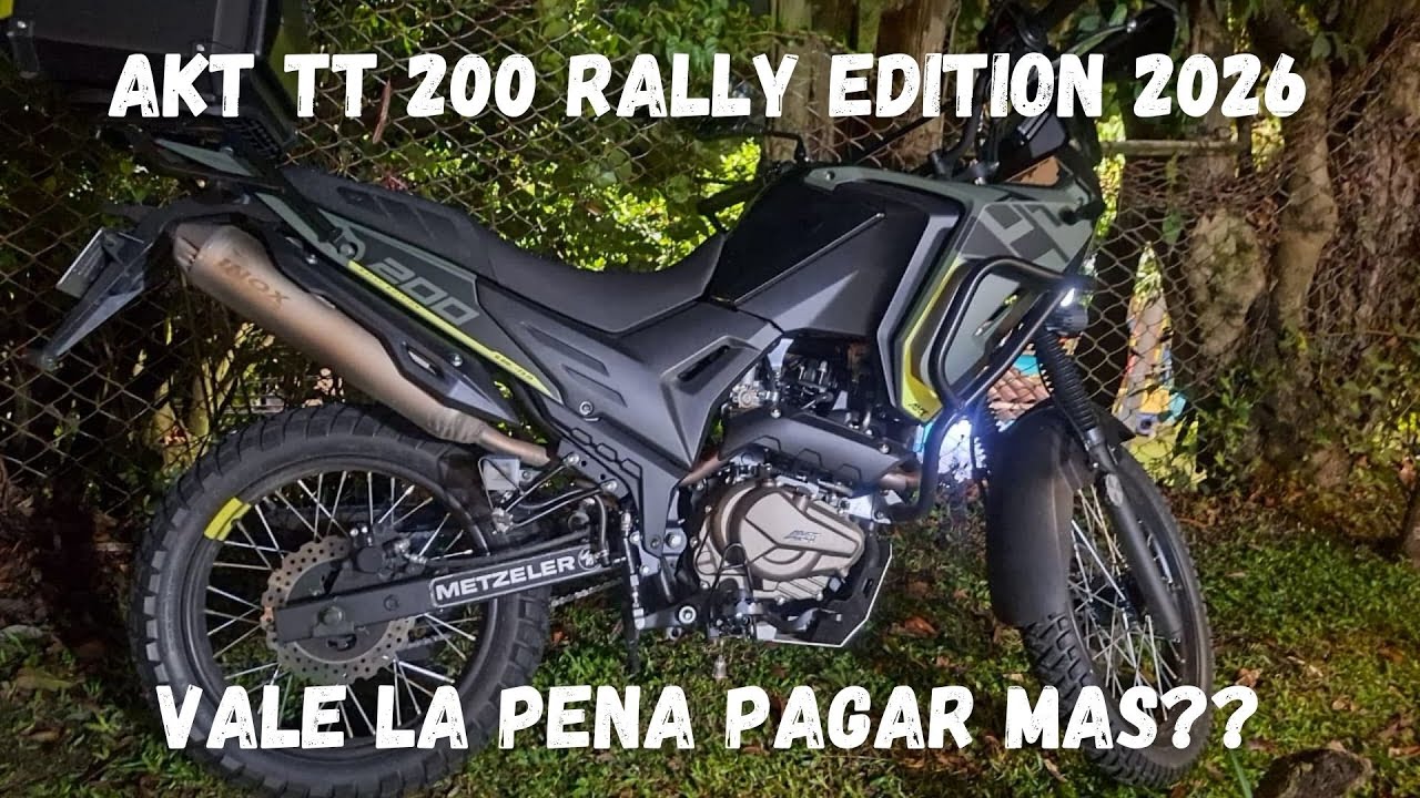 AKT TT200 Rally Edition Modelo 2026 | Primeras impresiones | Prueba de manejo