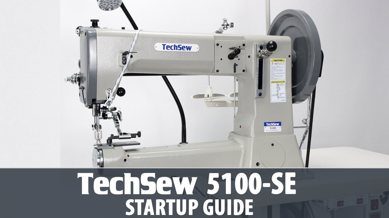 Руководство по запуску промышленной швейной машины Techsew 5100-SE