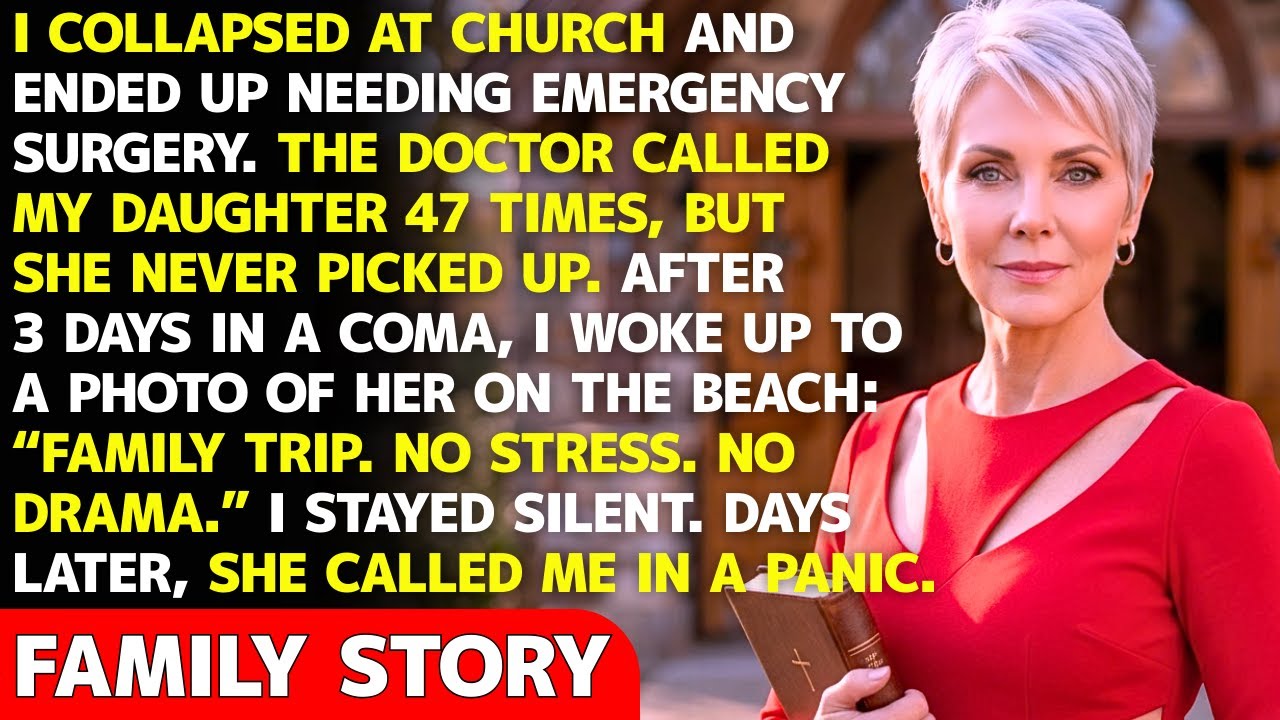 I Collapsed At Church—The Doctor Called My Daughter 47 Times, But She Never Picked Up. 3 Days Later…