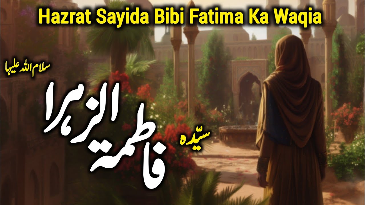 Hazrat Sayyida Bibi Fatima Ka Waqia | Hazrat Bibi Fatma Ki Shadi | Bibi Fatma Ki Wafat | Zubair Safi