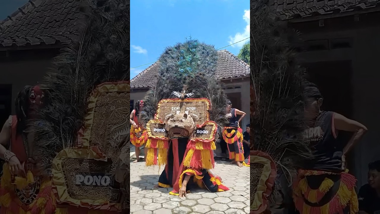 Reyog tua, from the year 1927 dancing #shorts #reogtua #reyogtua #reog #mask #maskdance #culture