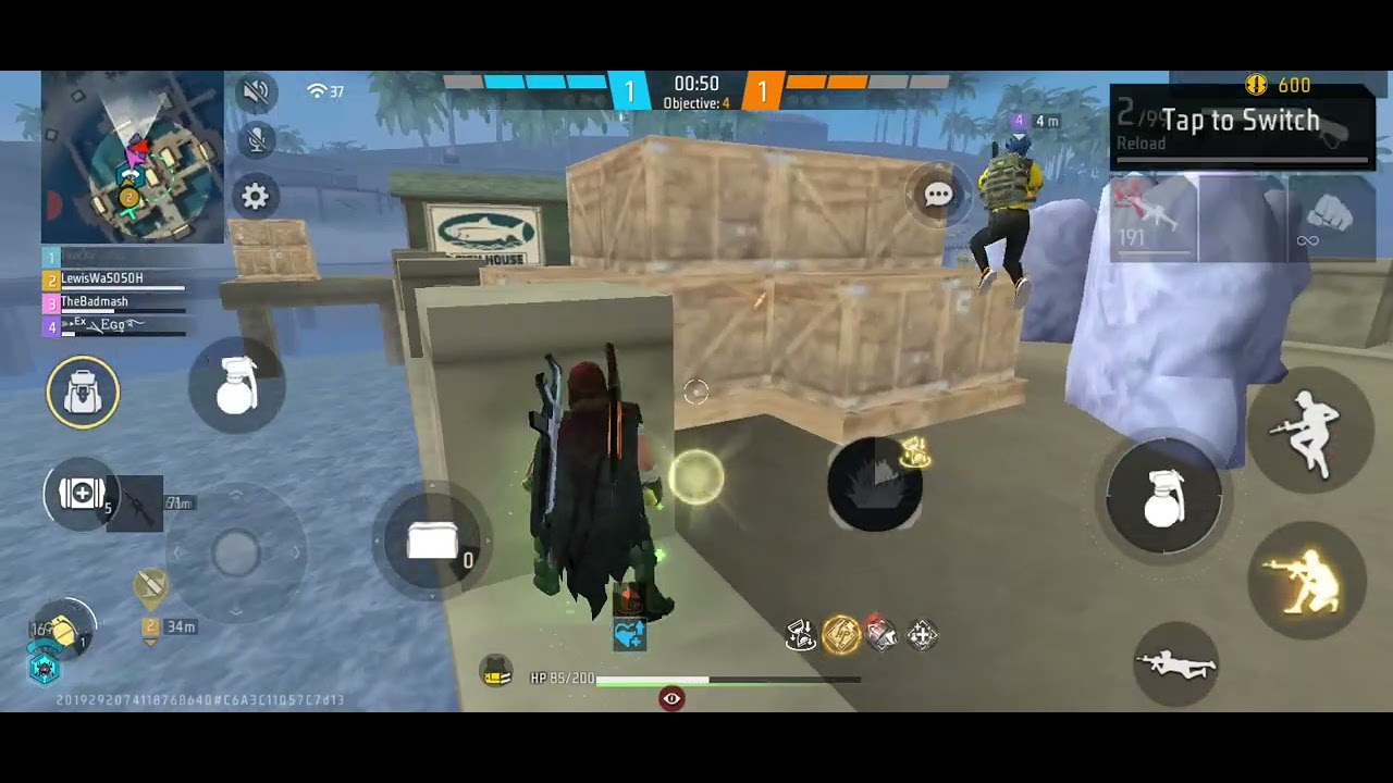 1 vs 4 in clash squad