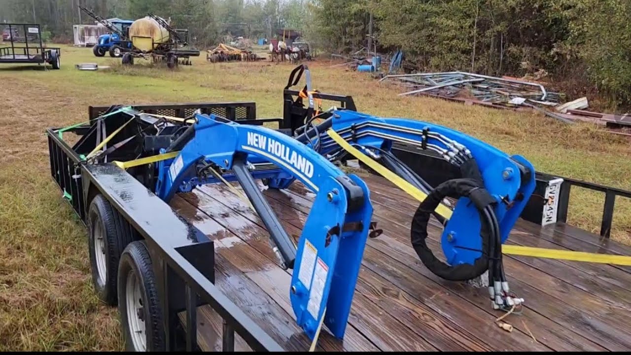 Installing a front loader on New Holland Boomer 47. #boomer  #Boomer47 Part 1