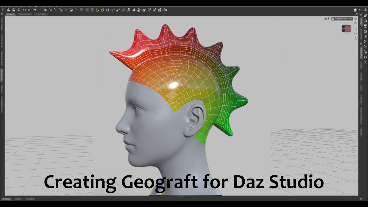 Creating Geograft for Daz Studio