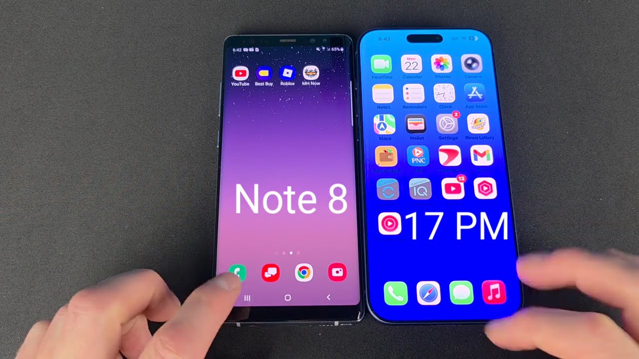 iPhone 17 Pro Max Vs Samsung Note 8 Speed Test Comparison 