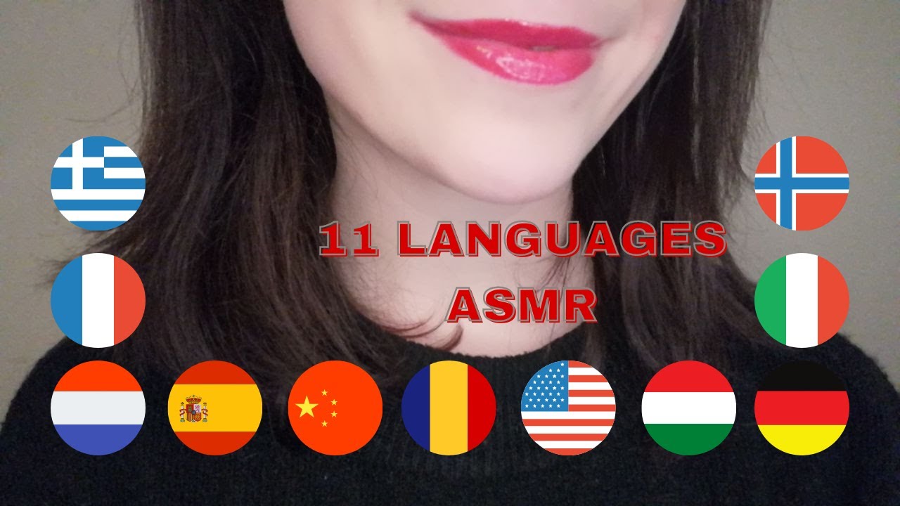 ASMR in 11 different languages + Fast and Slow Hand Movements