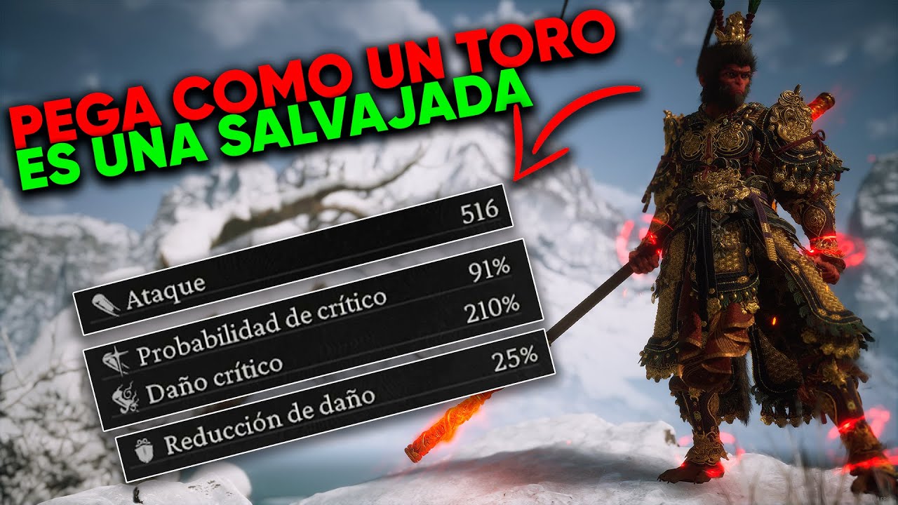 BLACK MYTH WUKONG BUILD DEL GRAN SABIO CON +500 DE ATAQUE | LA BUILD CON MAS DAÑO DEL JUEGO