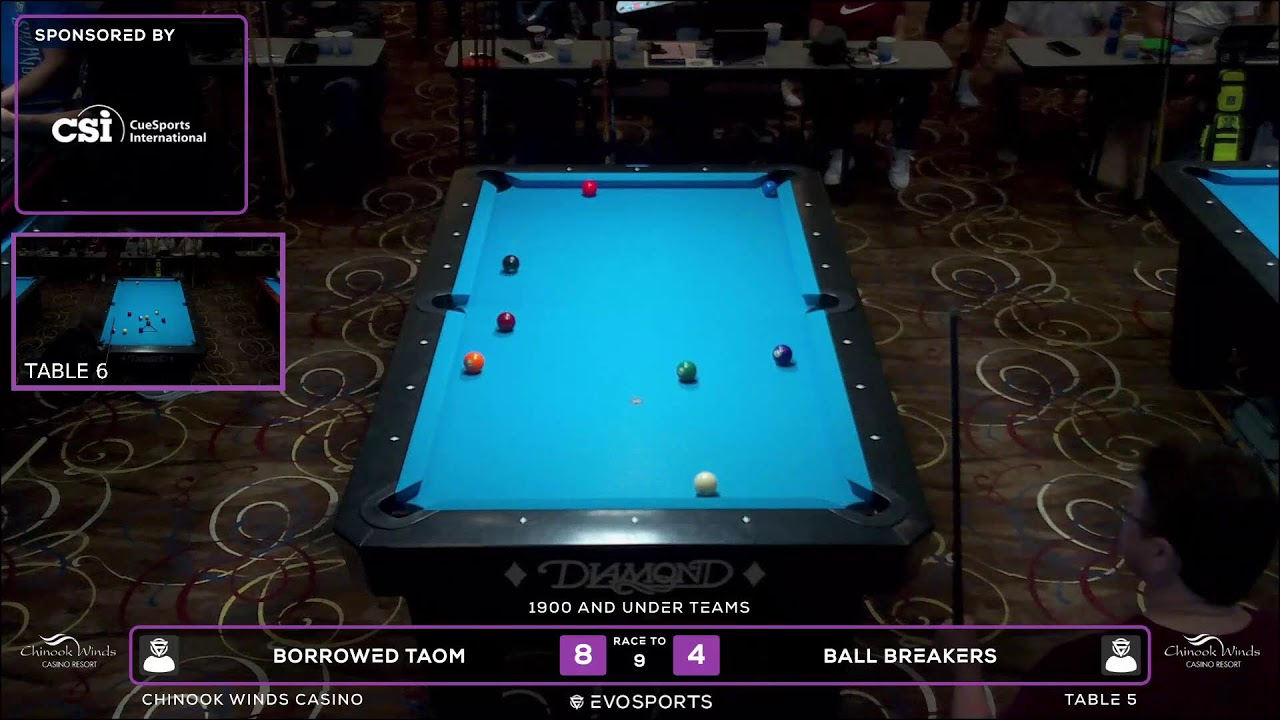 BORROWED TAOM vs BALL BREAKERS - WBCA 8 BALL 2026 - TABLE 5 | EvoSports