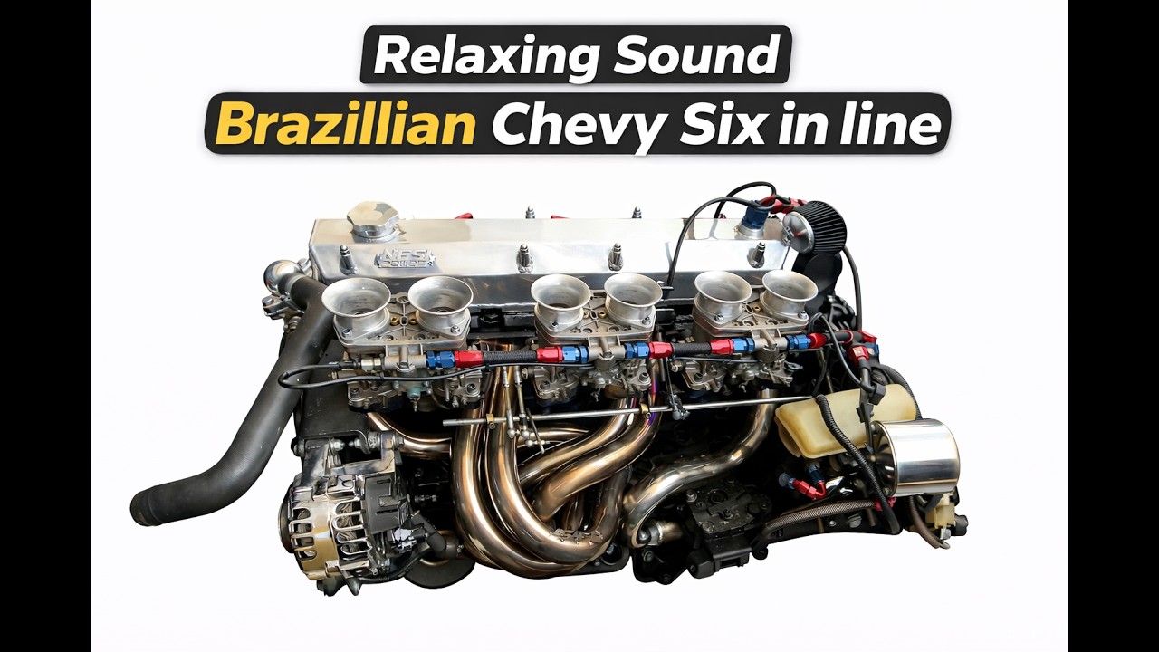 one hour of brazillian chevy six in line relaxing sound sleep sound chill sound 500HP