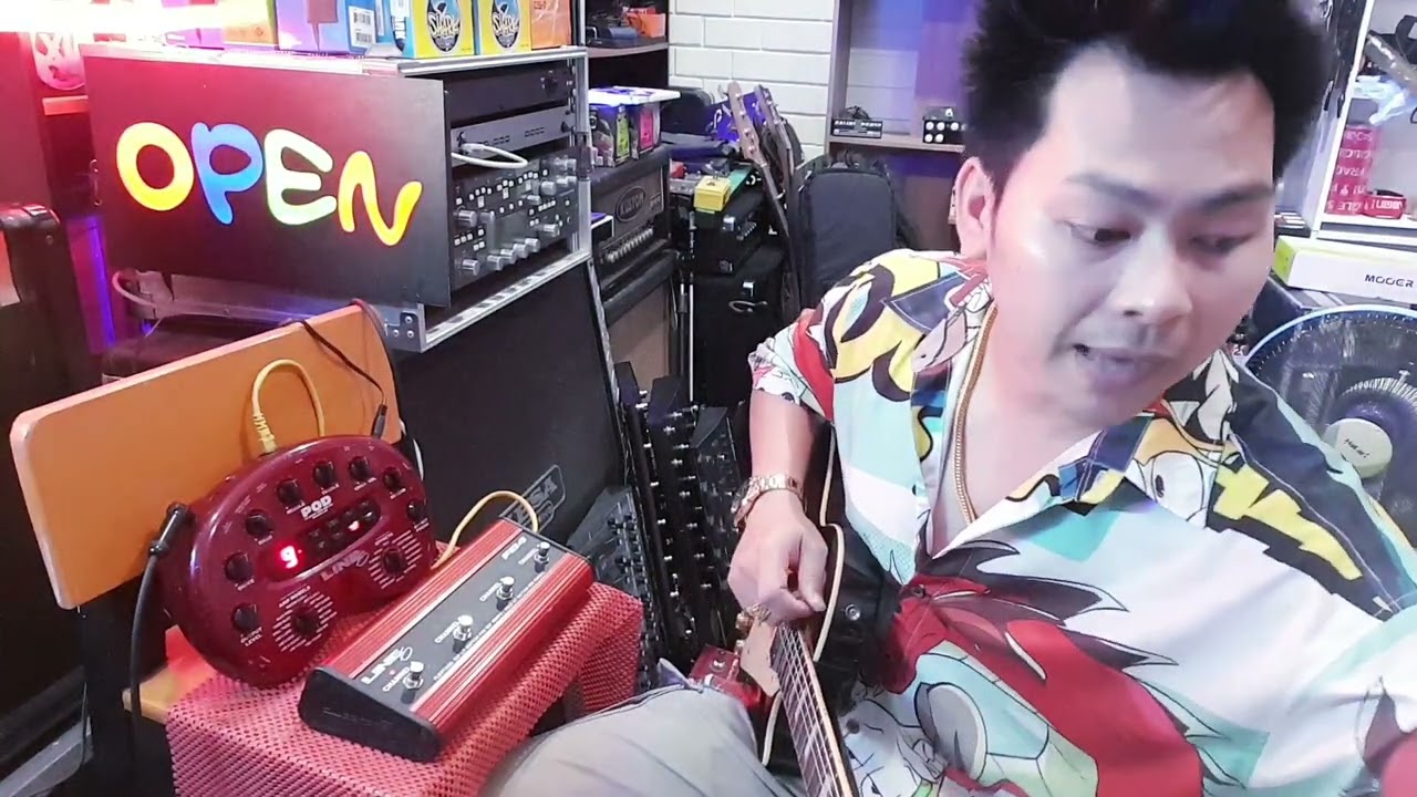 LINE6 POD 2.0 (มาเลย์) & GUITAR LP รีวิวเสียง BY JUMBOH GUITAR FIRE