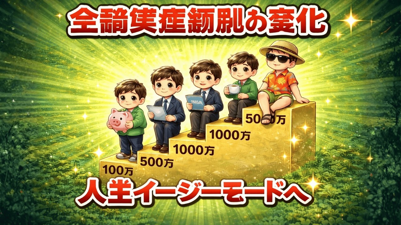 【手遅れになる前に】貯金額で変わる絶望と希望の境界線。資産額別の「心の変化」が衝撃すぎた…|大人のための経済チャンネル