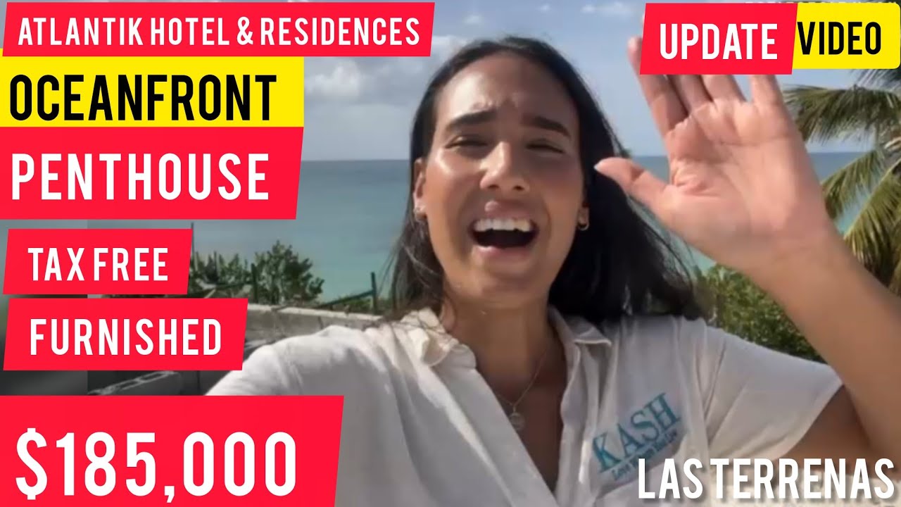 Oceanfront Penthouse For Sale $195k | Tax Free | Las Terrenas | Atlantik Hotel by KASH