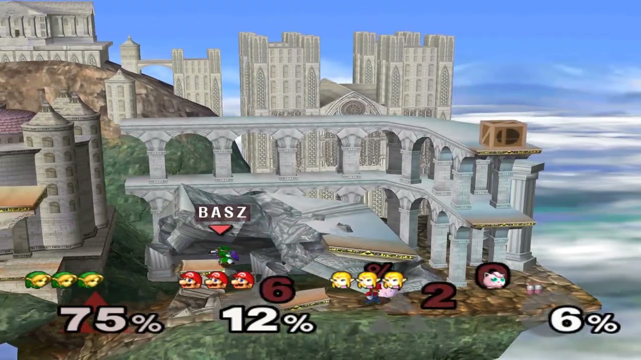 Super Smash Bros Melee (GCN) Melee VS Stock Match #102