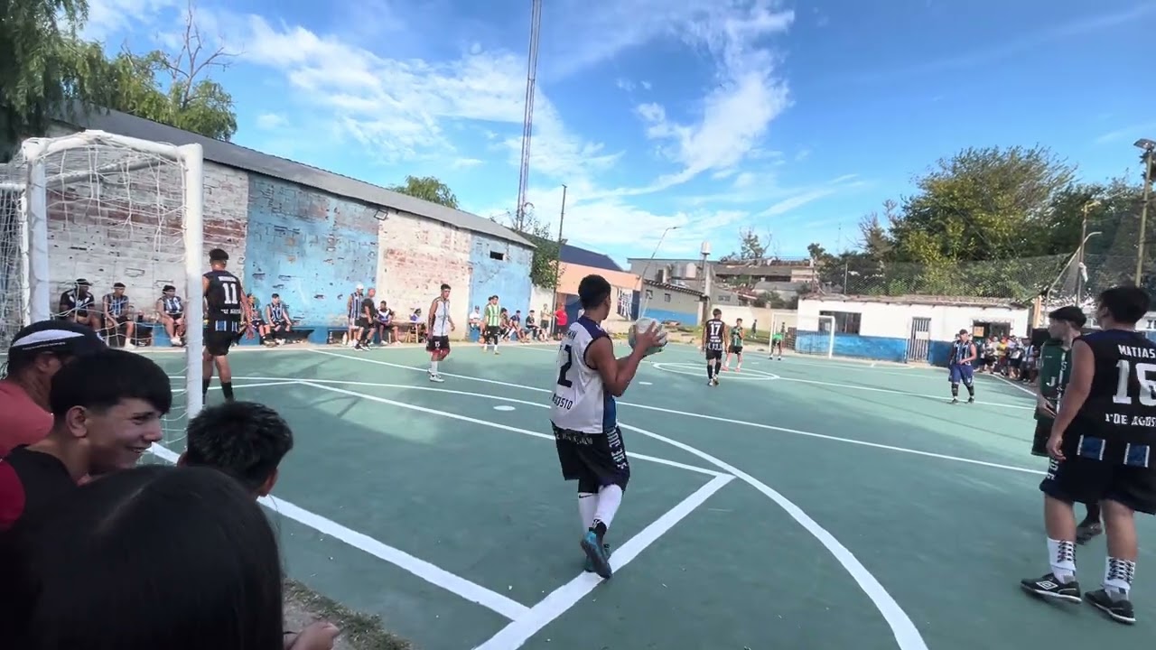 1ro tiempo Juventud de Libertador vs 1ro de Agosto cat. 4ta 4tos de final 