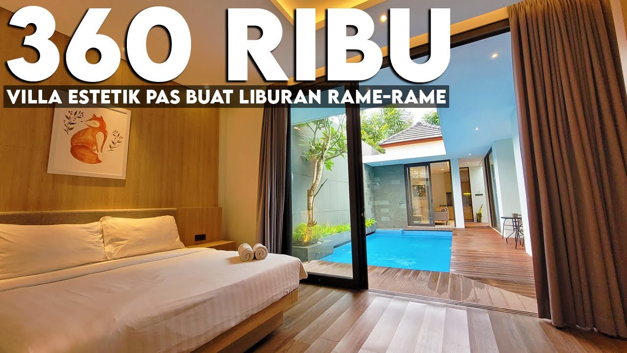 VILLA PRIVATE POOL KECE BUAT LIBURAN RAME-RAME?! | Review Villa Kota Batu | Villa Carmela Batu