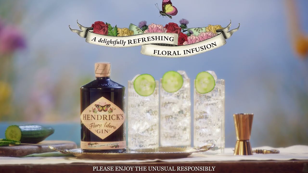 Make the Effortless HENDRICK'S FLORA ADORA GIN & Tonic