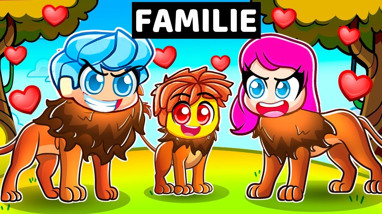 Ich habe eine LÖWEN FAMILIE GEFUNDEN in Roblox!